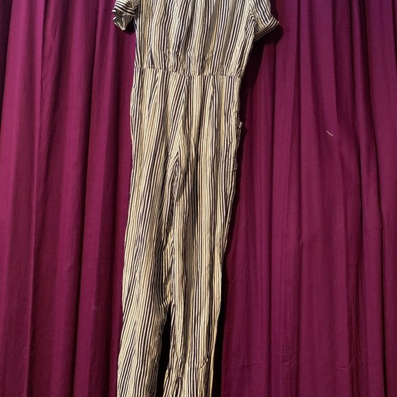 Anthropologie Harlyn Striped Jumpsuit - Picture 4 of 6